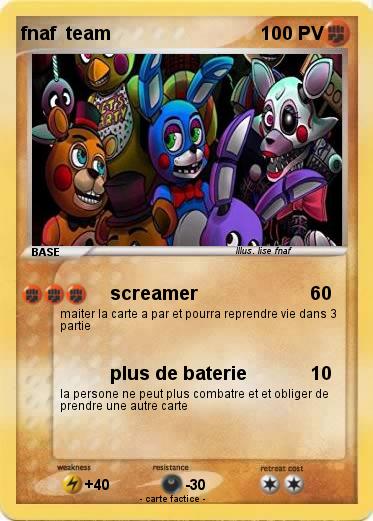 Pokemon fnaf  team