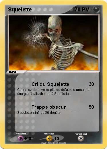 Pokemon Squelette