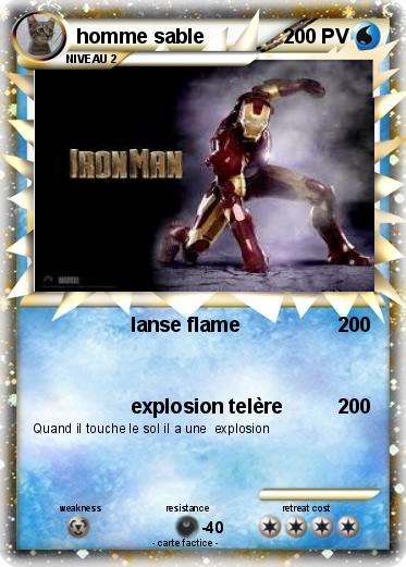 Pokemon homme sable