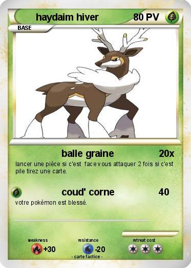 Pokemon haydaim hiver