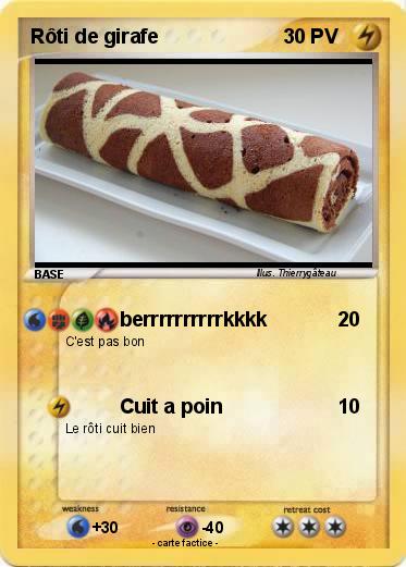 Pokemon Rôti de girafe