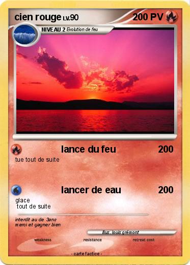Pokemon cien rouge