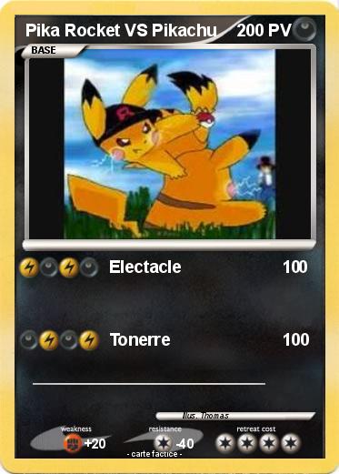 Pokemon Pika Rocket VS Pikachu