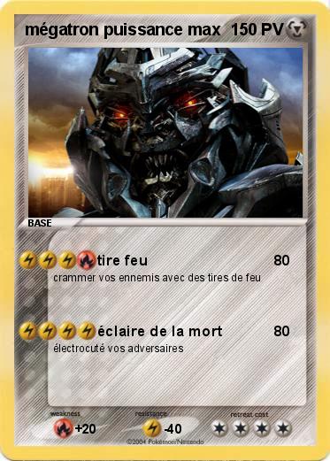 Pokemon mégatron puissance max
