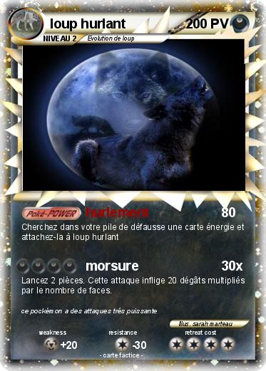 Pokemon loup hurlant