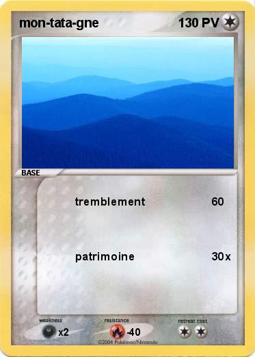 Pokemon mon-tata-gne