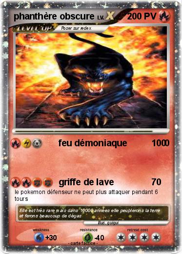 Pokemon phanthère obscure