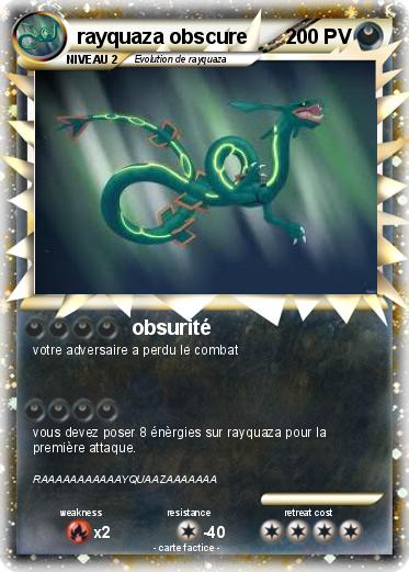 Pokemon rayquaza obscure