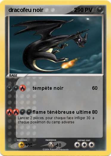Pokemon dracofeu noir                    2