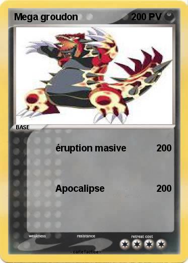 Pokemon Mega groudon