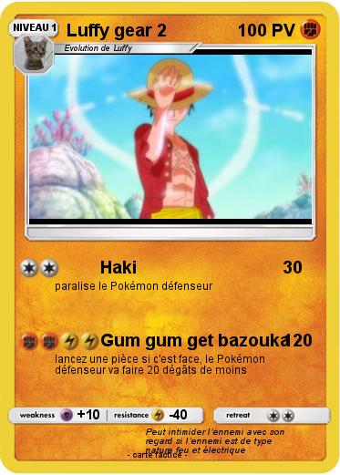 Pokemon Luffy gear 2