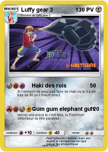Pokemon Luffy gear 3