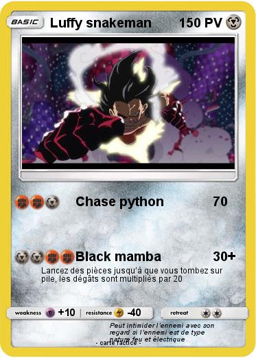 Pokemon Luffy snakeman