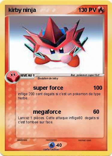 Pokemon kirby ninja