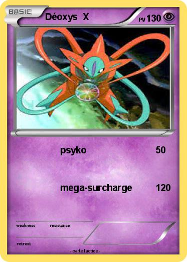 Pokemon Déoxys  X