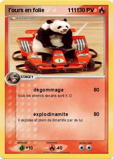 Pokemon l'ours en folie               1111