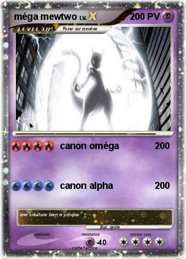 Pokemon méga mewtwo