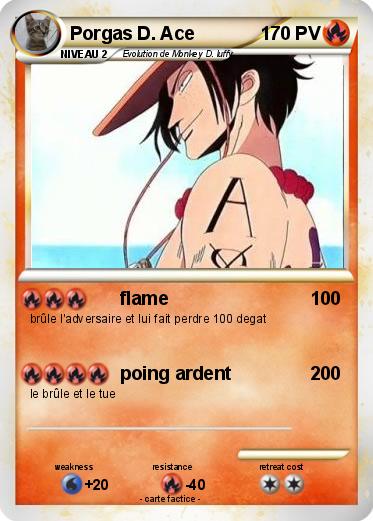 Pokemon Porgas D. Ace