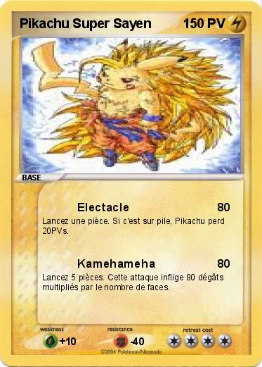 Pokemon Pikachu Super Sayen