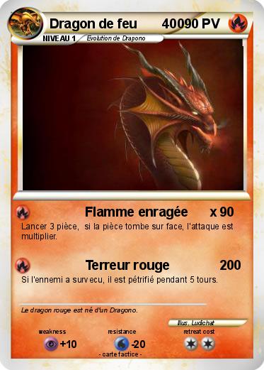 Pokemon Dragon de feu       400