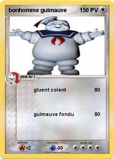 Pokemon bonhomme guimauve