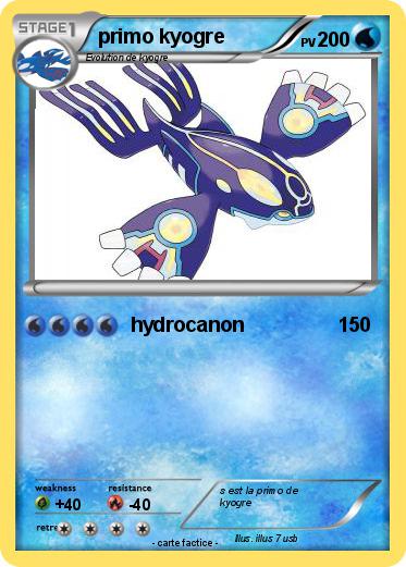 Pokemon primo kyogre