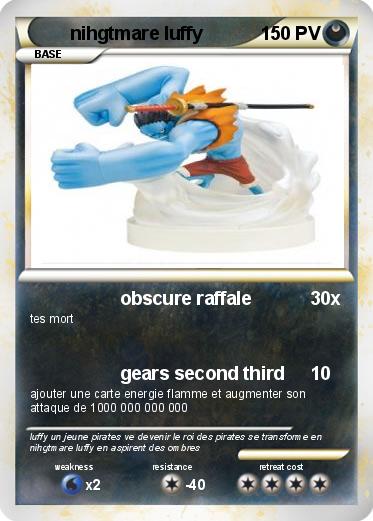 Pokemon nihgtmare luffy