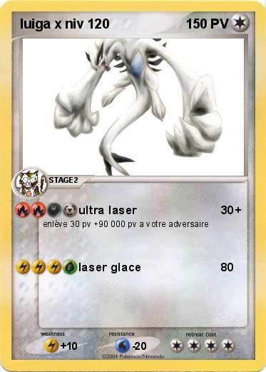 Pokemon luiga x niv 120