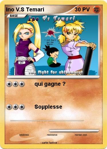 Pokemon Ino V.S Temari