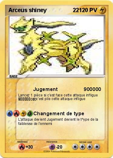 Pokemon Arceus shiney                 22