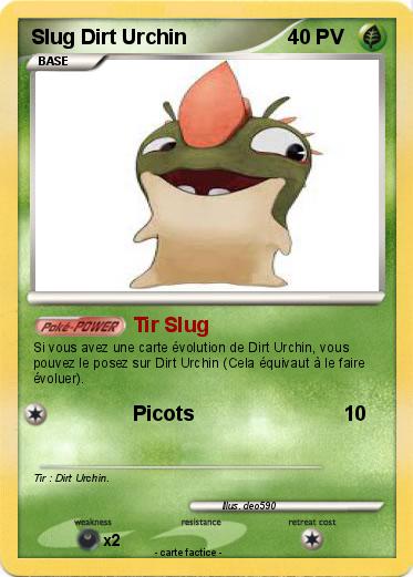 Pokemon Slug Dirt Urchin