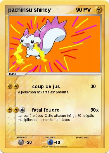 Pokemon pachirisu shiney