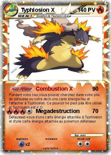Pokemon Typhlosion X