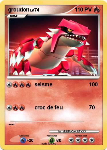 Pokemon groudon