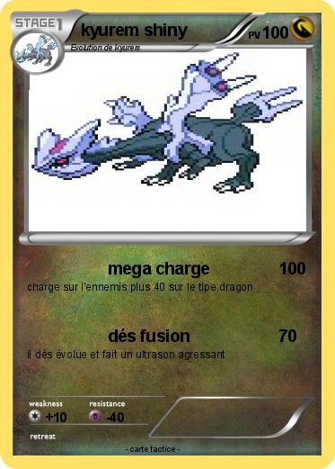Pokemon kyurem shiny