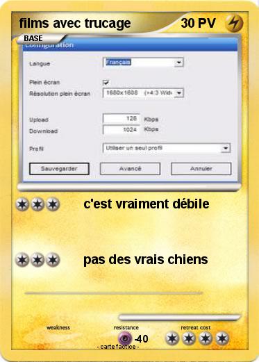 Pokemon films avec trucage