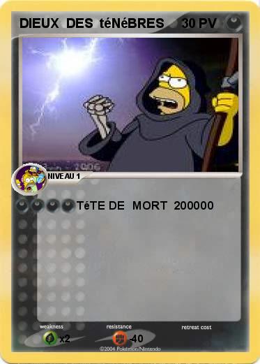 Pokemon DIEUX  DES  téNéBRES