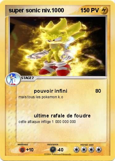 Pokemon super sonic niv.1000