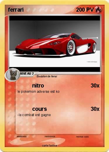 Pokemon ferrari