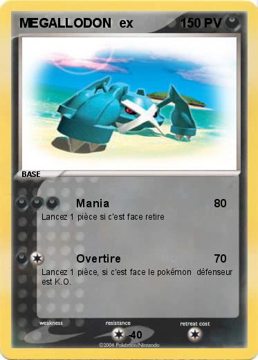 Pokemon MEGALLODON  ex