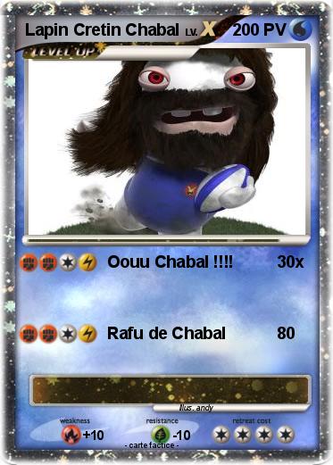 Pokemon Lapin Cretin Chabal