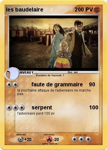 Pokemon les baudelaire