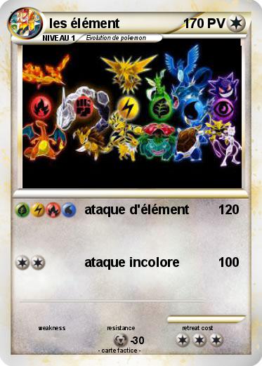 Pokemon les élément