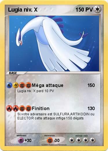Pokemon Lugia niv. X