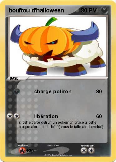 Pokemon bouftou d'halloween