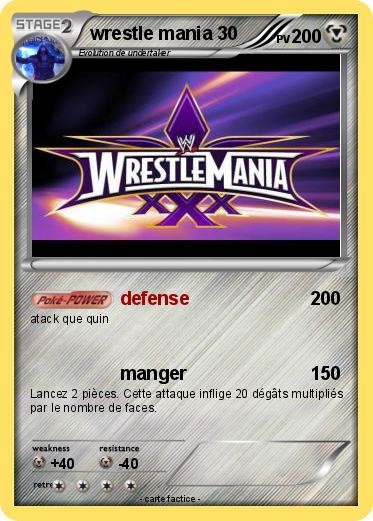 Pokemon wrestle mania 30