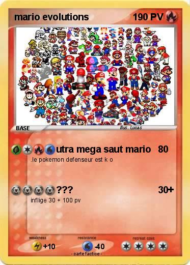 Pokemon mario evolutions