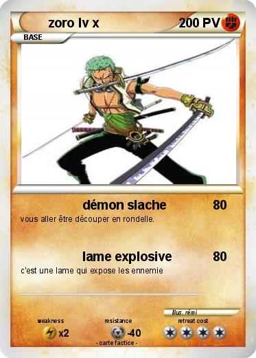 Pokemon zoro lv x