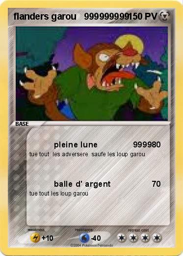 Pokemon flanders garou   999999999