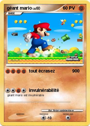 Pokemon géant mario